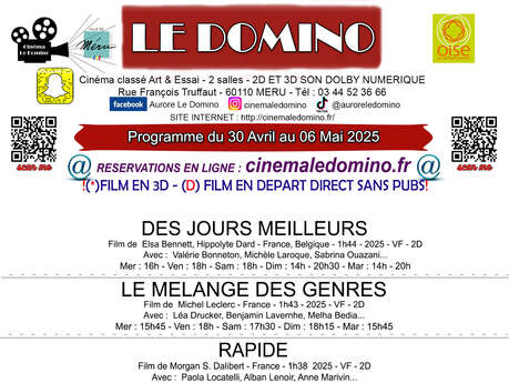 Programme Cinéma Le Domino