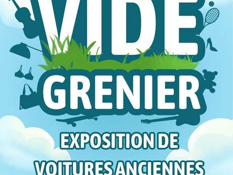 Brocante et exposition de voitures anciennes