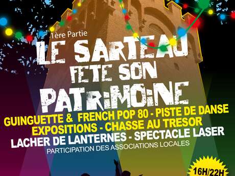 Journées du Patrimoine spectacle laser Le Sarteau