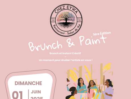 BRUNCH & PAINT au restaurant salon de thé CHEZ EYWA