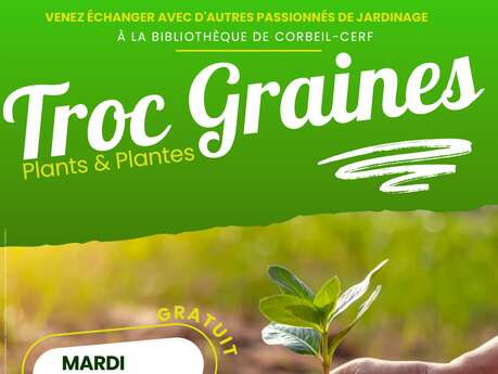 Troc graines, plants & plantes à la bibliothèque