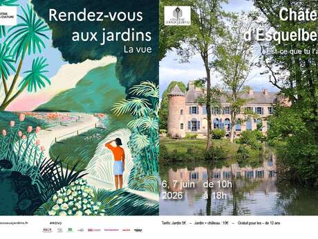 Rendez-vous aux jardins : la vue retrouvée au château d'Esquelbecq