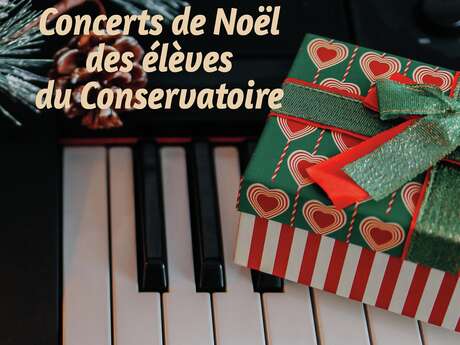Concerts de Noël des élèves du conservatoire