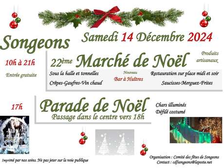 Marché de Noël de la MFR de Songeons Du 14 au 20 déc 2024