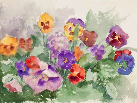 Atelier aquarelle à Vauclair