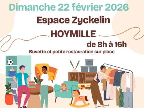 Brocante en salle à Hoymille