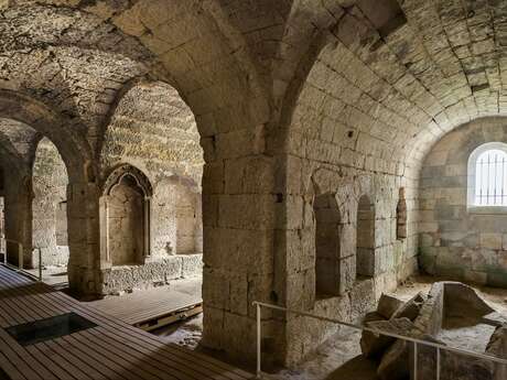 Crypte de l'abbaye Saint-Médard