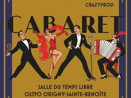 Printemps de l'Art Déco 2026 - Soirée cabaret années folles à Origny Sainte Benoite