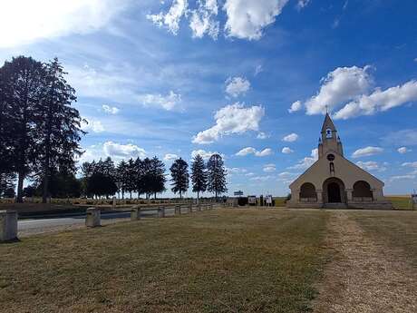 Chapelle-Mémorial du Chemin des Dames, Nécropole nationale française et Cimetière militaire allemand de Cerny-en-Laonnois