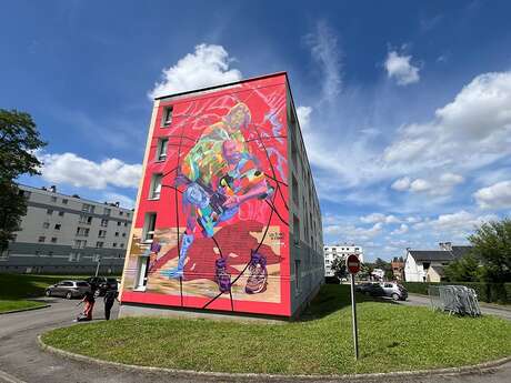 Visite guidée autour du street art à Laon (quartier Montreuil)