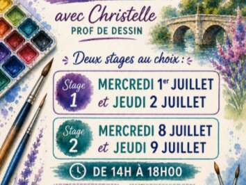 Stage d'aquarelle à la MJC