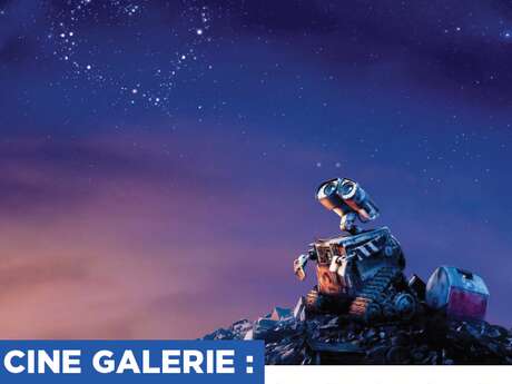 Ciné galerie avec la projetcion de WALL.E à l'exposition Les mystères de l'Univers en briques LEGO®