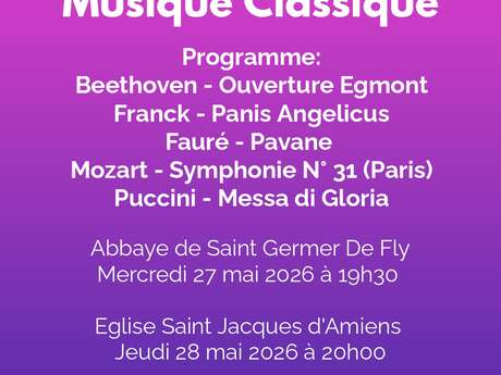 Concerts de musique classique à l'Eglise Saint-Jacques