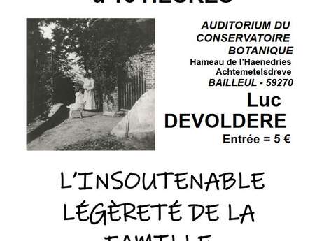 Conférence "Marguerite Yourcenar  et l’insoutenable légèreté de la famille" par Luc Devoldere