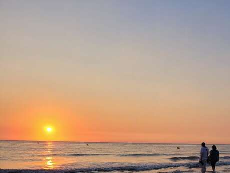 Couchers de soleil sur la Côte d'Opale
