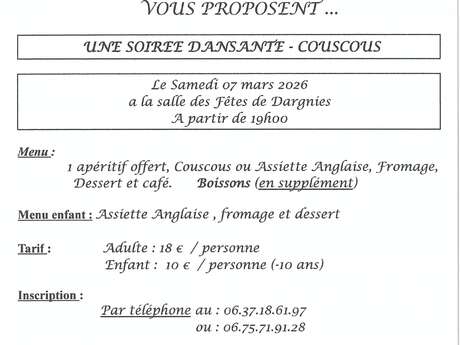 Soirée dansante - couscous