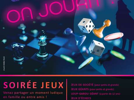 Soirée jeux à la médiathèque Le 20 déc 2024