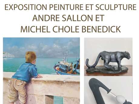 Exposition de peinture André Sallon et sculpture Michel... Du 8 au 23 mars 2025