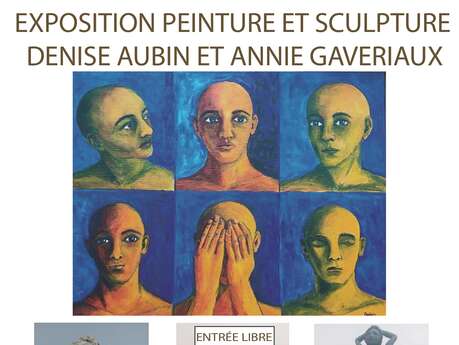 Exposition peinture Denise Aubin et sculpture Annie Gaveriaux