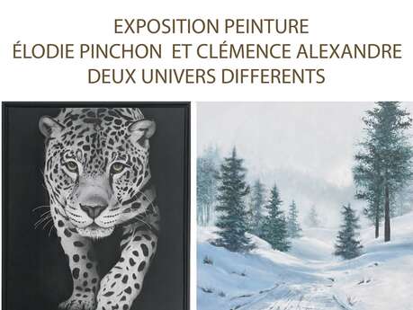 Exposition peinture Elodie Pinchon et Clémence Alexandre