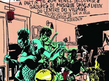 3ème fête de l'accordéon à Godewaersvelde