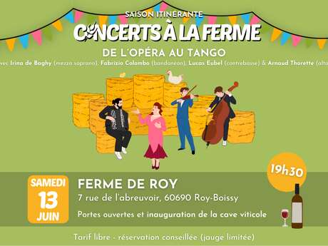 Concert à la ferme de Roy