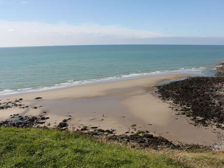 La crique de la crevasse à Equihen-Plage