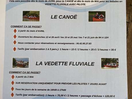 Sortie CANOE à la base nautique de Pommiers