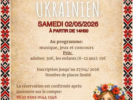 Repas Ukrainien à Valenciennes