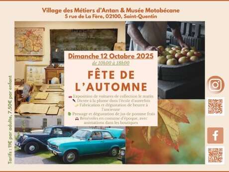La Fête de l'Automne au Village des Métiers d'Antan et Musée Motobécane