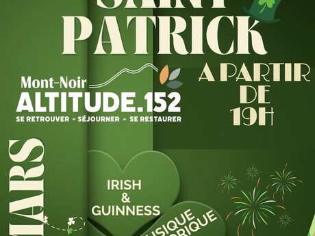 Soirée Saint-Patrick au Mont-Noir chez Altitude 152