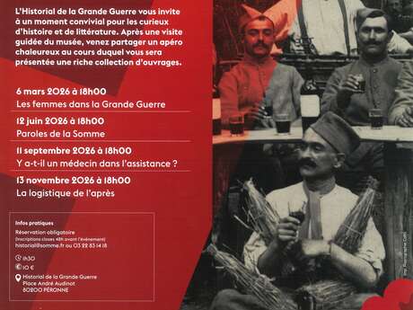 Apéro Lecture : L'apéro qui fait revivre l'histoire