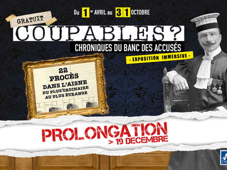 Visite guidée à Laon de l’expo "Coupables ? Chroniques du banc des accusés"