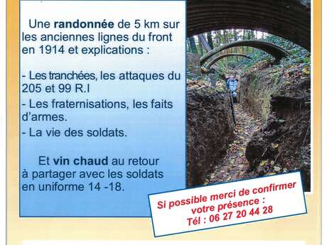 Randonnée historique : "Les sentiers de la Guerre" - FAY Le 21 déc 2024