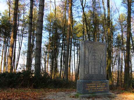 Le monument du souvenir Mangin