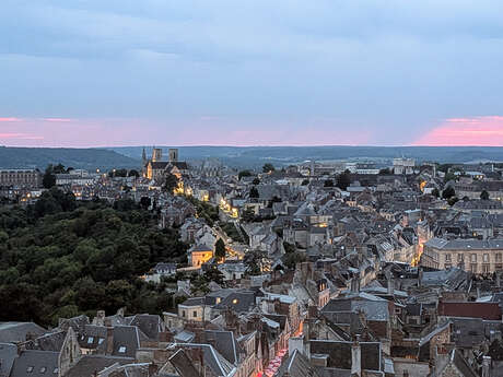Montée tour en soirée dans la cathédrale de Laon !