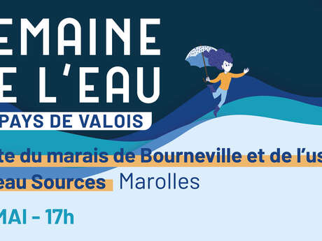 Visite du marais de Bourneville et de l'usine d'embouteillage Eureau Sources 💧
