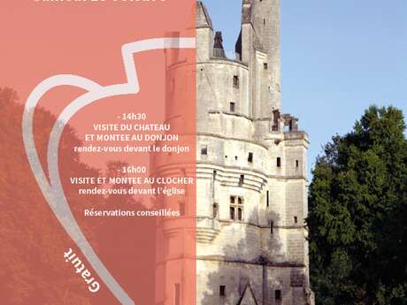 Visite guidée du château, donjon, église et clocher à SEPTMONTS