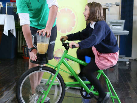 Médiathèque Simone Veil - Vélo à smoothie