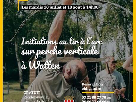 Initiations au tir à l'arc sur perche verticale