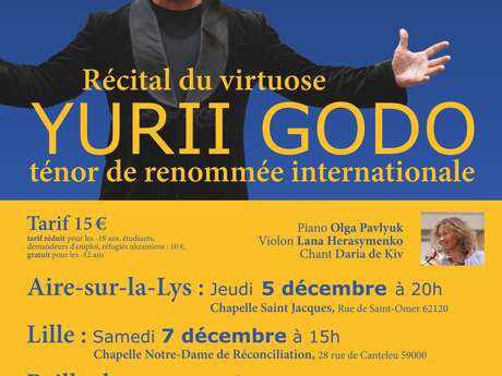 Concert de Yurii Godo au profit des orphelins d'Ukraine