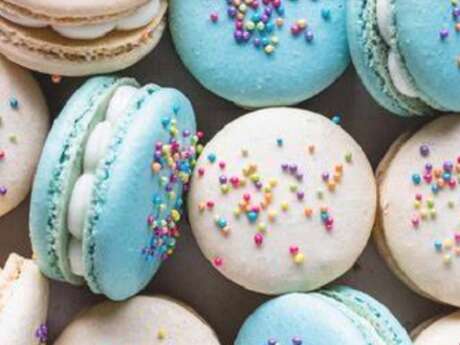 Pâtisserie : marcarons confettis