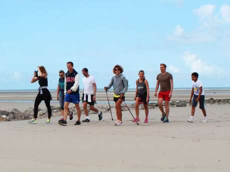 Matinales Toniques : marche active vive sur la plage Matinales Toniques : marche active vive sur la plage