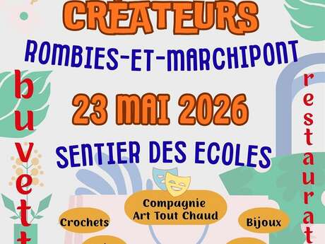 Marché des créateurs à Rombies-et-Marchipont