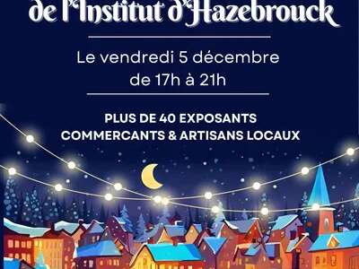 Marché de Noël de l'institut d'Hazebrouck