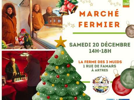 Marché fermier à Artres
