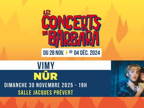 Les concerts de barbara - nûr
