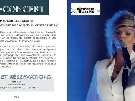 Apéro concert phénix - mad'moiselle agathe