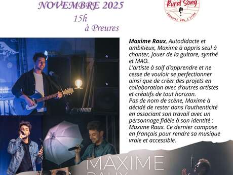 Concert de maxime raux à preures