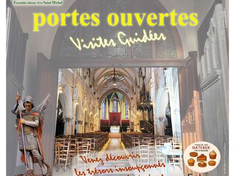 Invitation aux portes ouvertes/visites guidées de l'église saint michel
